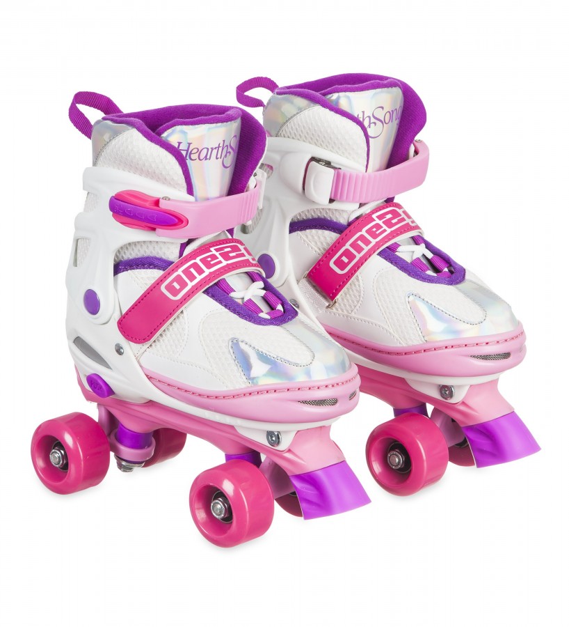 HearthSong One2Go Adjustable Roller Skates for Kids