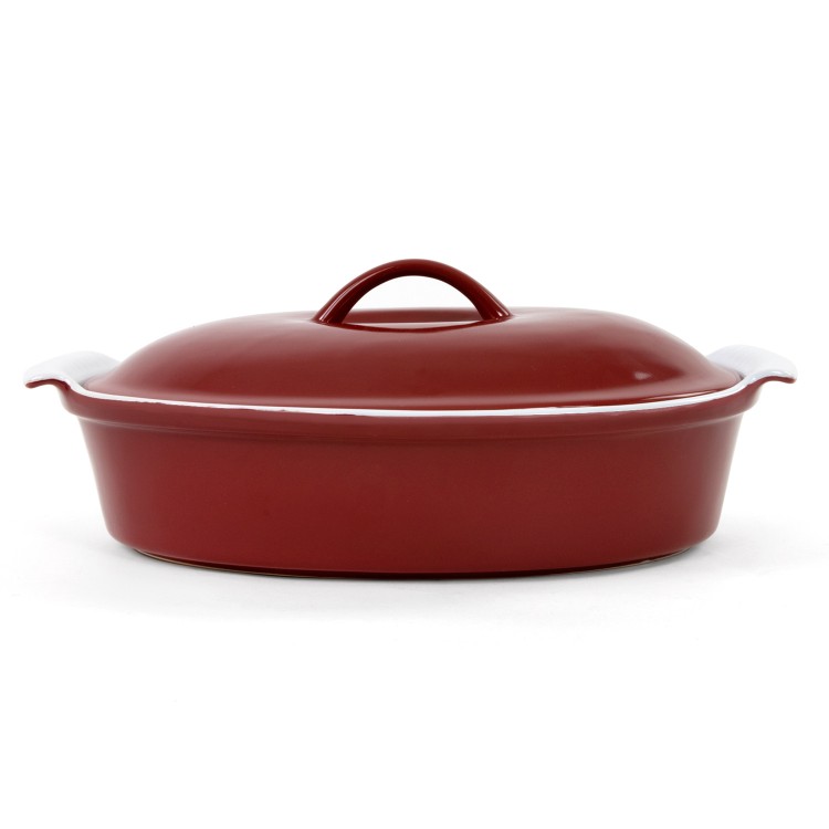 3.5 Qt. Oval Covered Casserole  alternate img #2