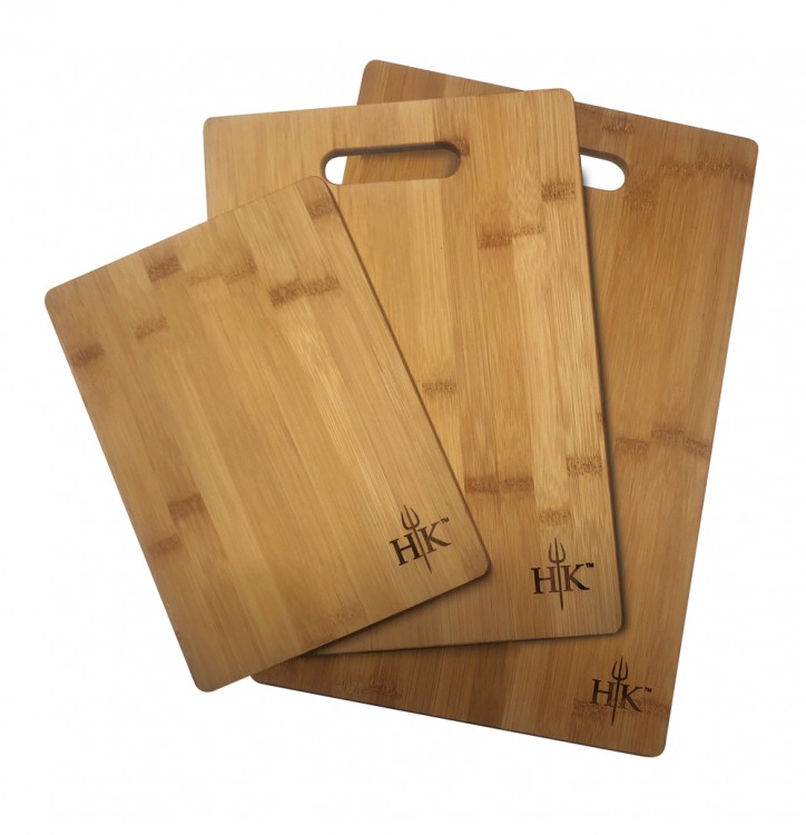 3 Pc. Bamboo Cutting Board Set alternate img #1