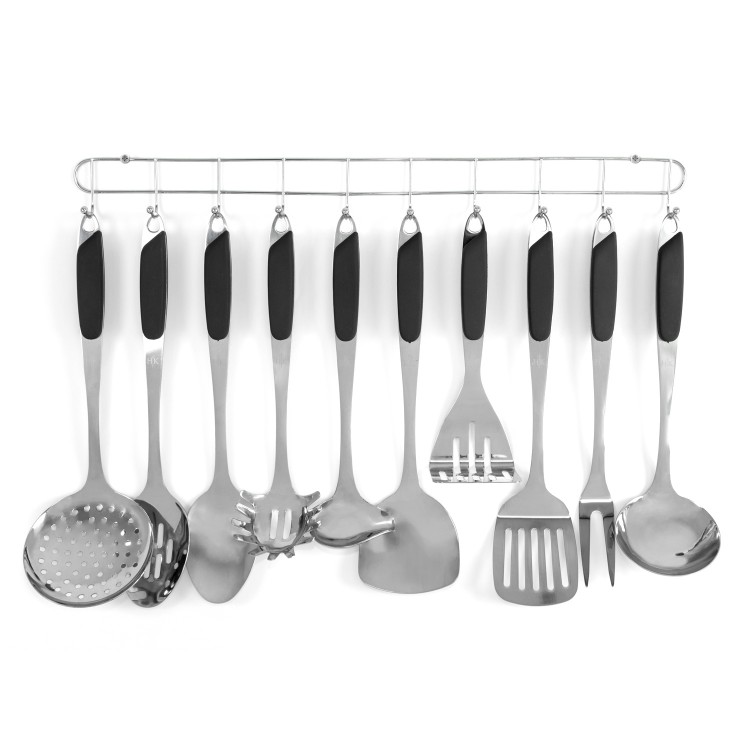 10 Pc. Kitchen Tool Set - Black alternate img #2