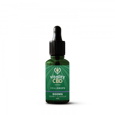 600mg Isolate CBD Oral Drops Berry Flavour - 30ml alternate img #1