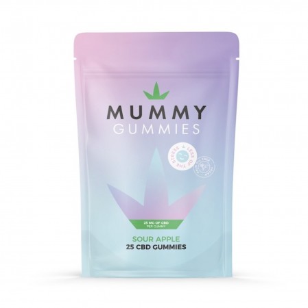 25mg CBD Mummy Gummies Apple Sour Flavour (25pcs) alternate img #1