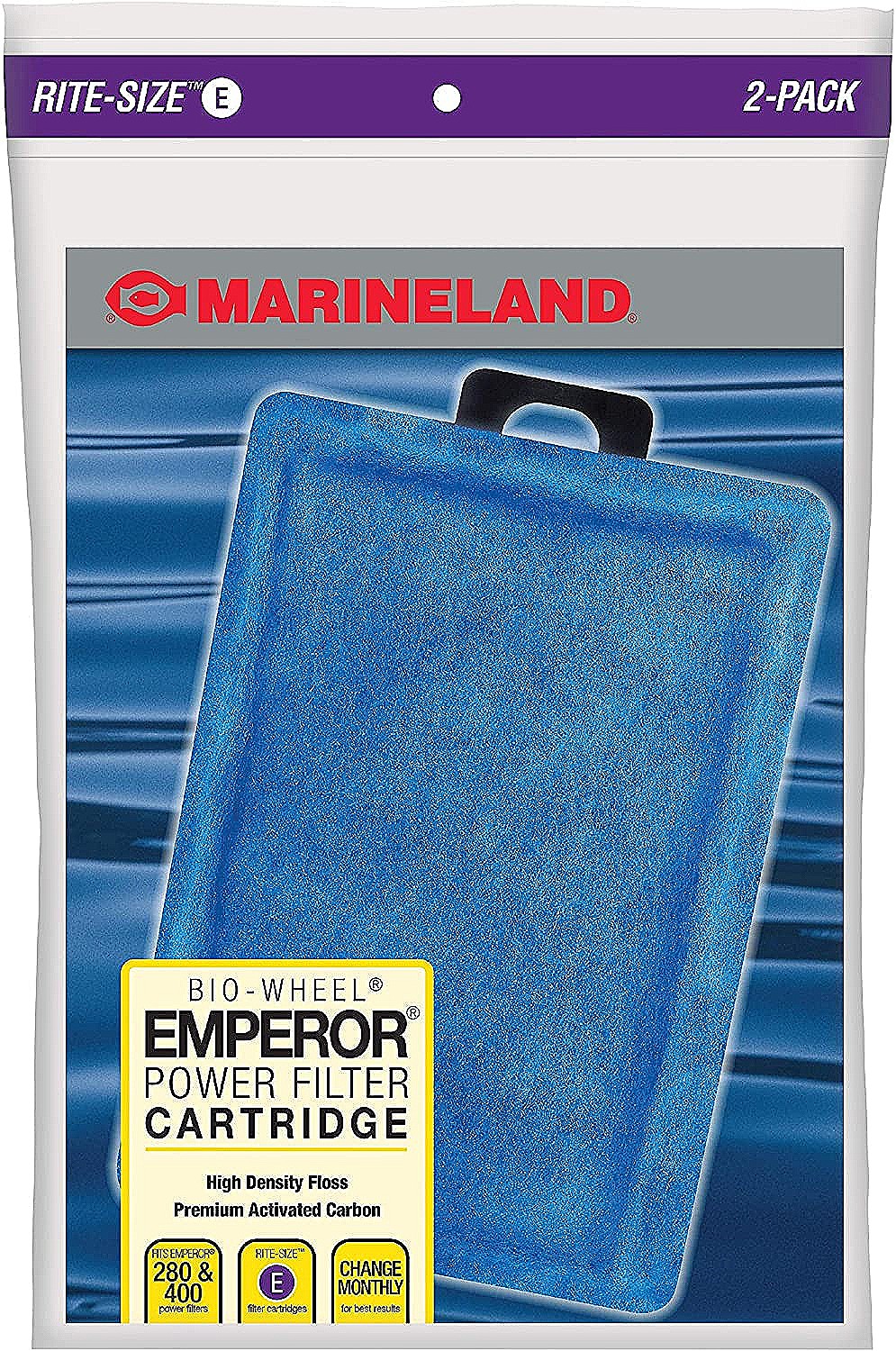 BULK BOX 12 Marineland Rite-Size E Cartridges for Emperor 280 & 400 Power Filter 