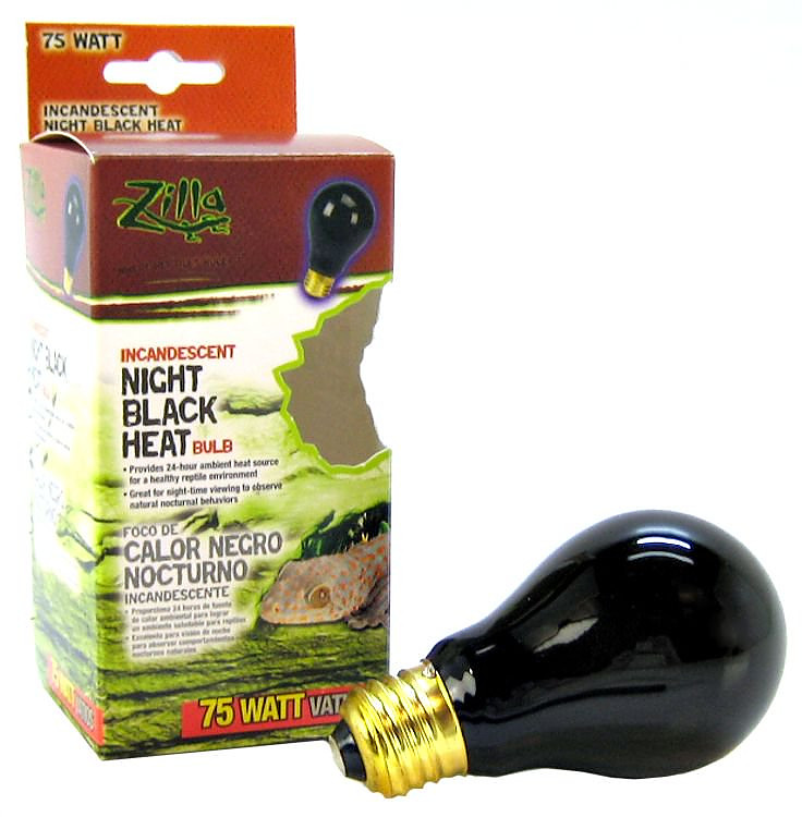 N/A 3 Pack Zilla Night Black Incandescent Bulb 75 Watt