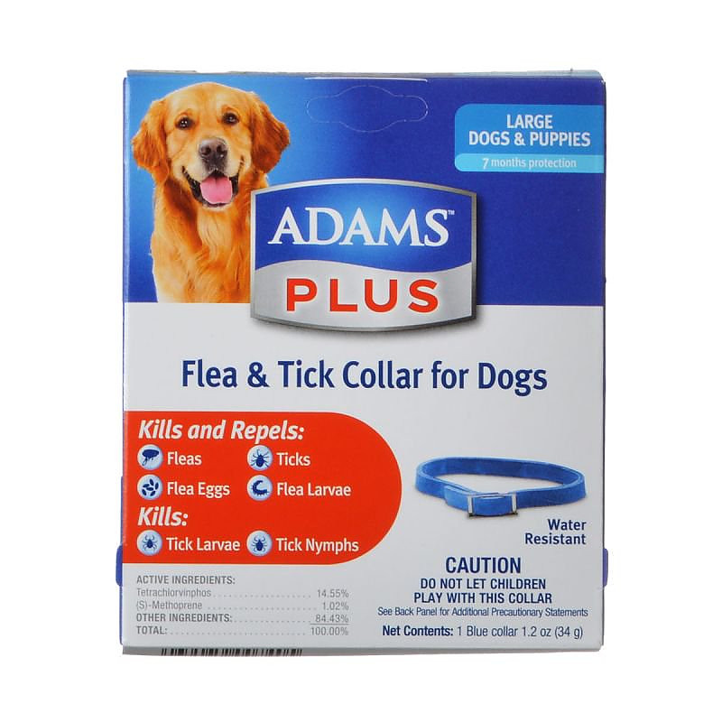 Adams Plus Flea & Tick Collar Large Dogs