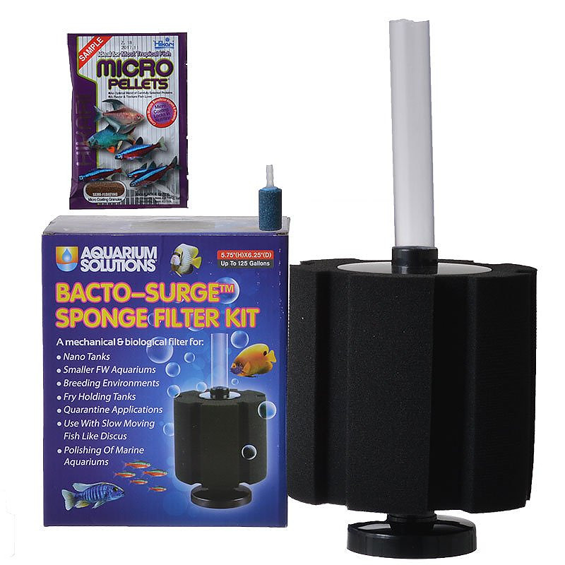 Aquarium Solutions BactoSurge Sponge Filter Kit