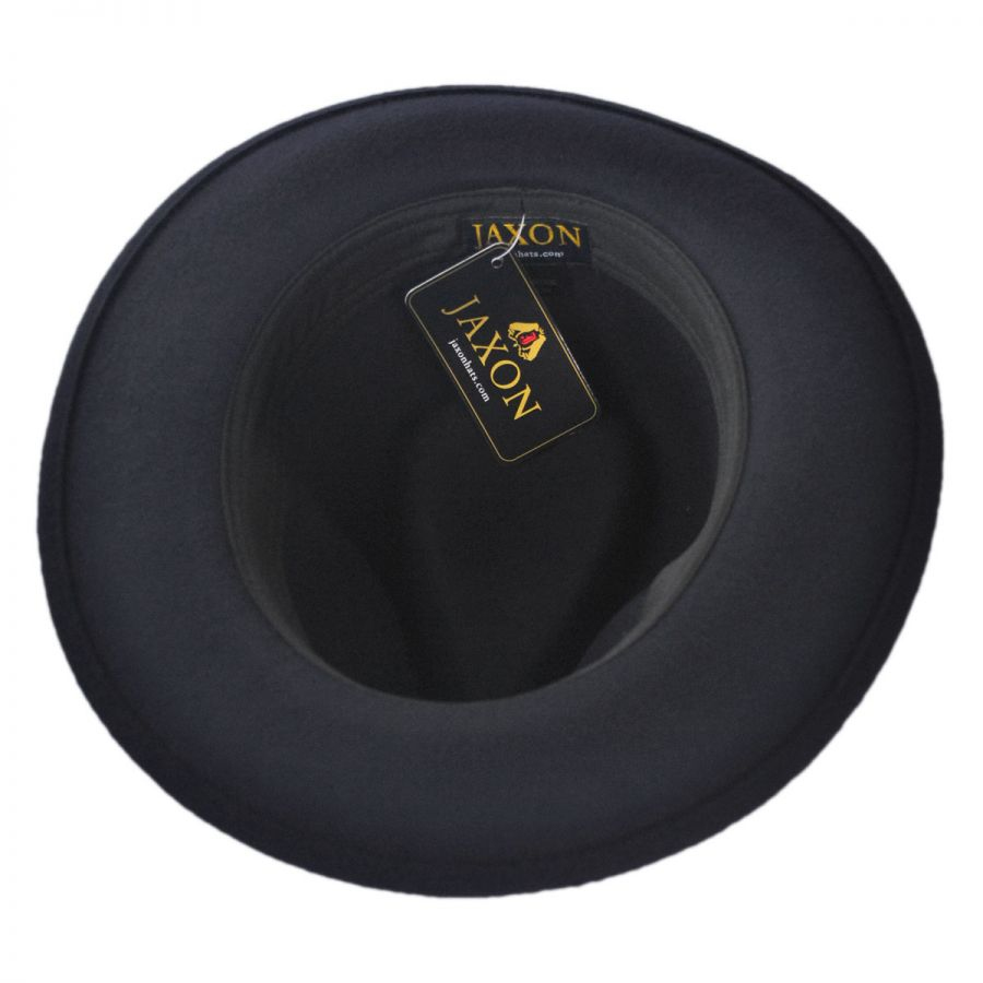 Jaxon Hats C-Crown Crushable Wool Felt Fedora Hat